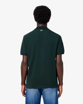 Classic Fit Badge Accent Petit Piqu&eacute; Polo Shirt