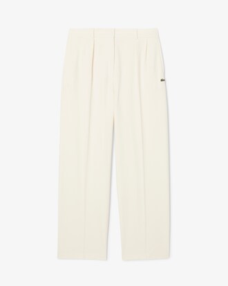 Oversized Pleated Flannel Pants