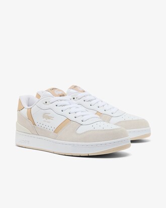 Women's T-Clip Set Leather Sneakers