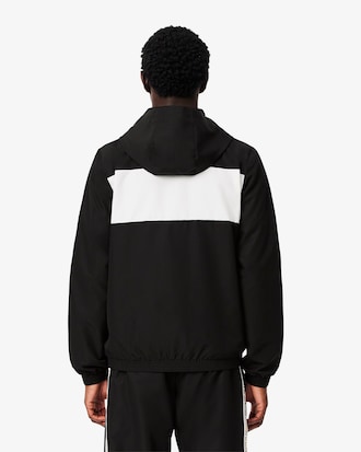 Colour-Block Logo Stripe Tennis Jacket