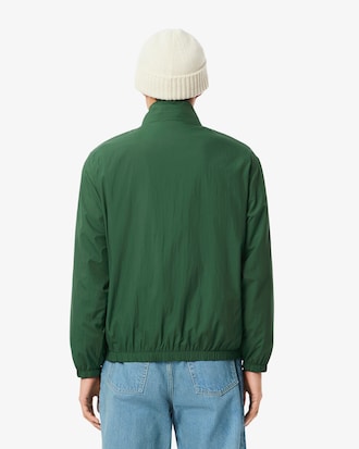 Water-Repellent Hooded Track Jacket