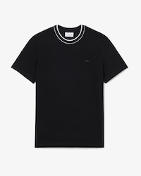 Stretch Piqu&eacute; Stripe Collar T-shirt