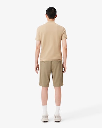 Slim Fit Stretch Cotton Chino Shorts