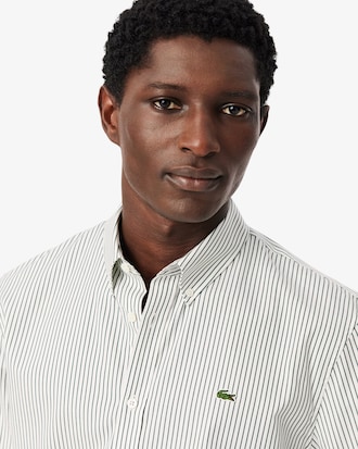 Regular Fit Striped Pinpoint Shirt