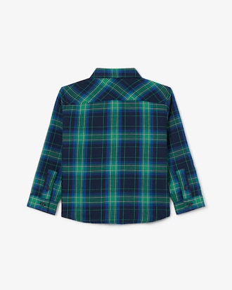 Cotton Twill Plaid Shirt