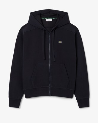 Zipped Piqu&eacute; Hoodie