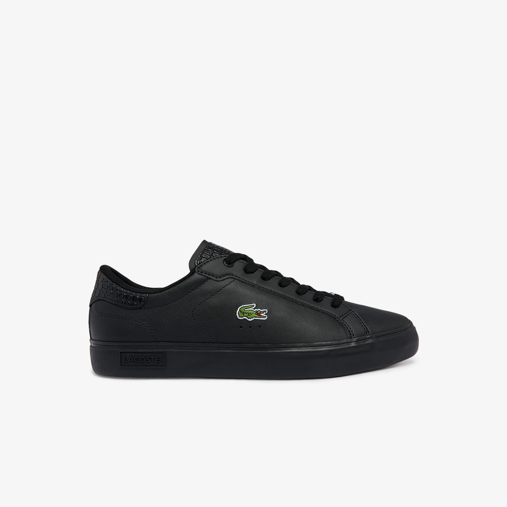 Lacoste nappa shop leather trainers
