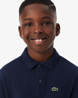 Long Sleeved Petit Piqu&eacute; Polo Shirt