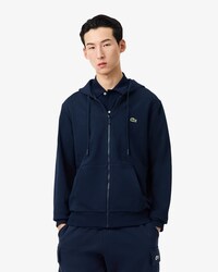 Sweatshirt zipp&eacute; classic fit molleton