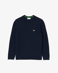 Pull mixte col rond coton