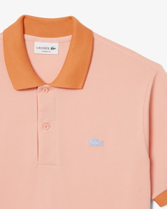 Polo classic fit c&ocirc;tes contrastantes