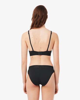 Brassi&egrave;re microfibre ceinture ajour&eacute;e