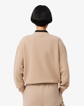 Sweatshirt oversize interlock