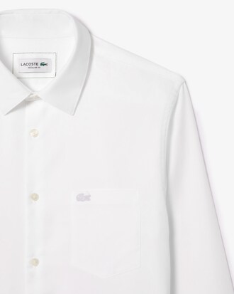 Chemise regular fit popeline de coton