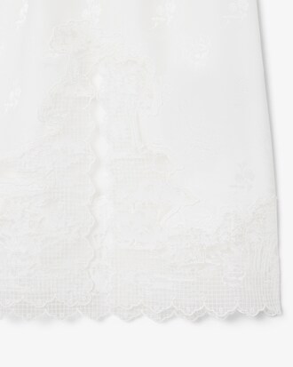 Jupe tulle broderies paysages D&eacute;fil&eacute;