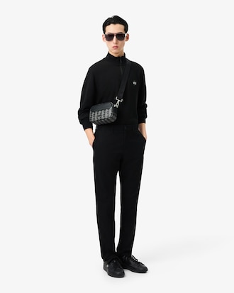 Sweatshirt col montant zippé molleton