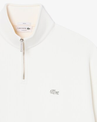 Sweatshirt col zipp&eacute; molleton &eacute;pais