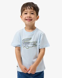 T-shirt coton avec crocodile brod&eacute;