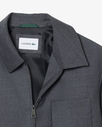Veste zipp&eacute;e laine vierge