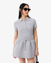 Polo L.12.D slim fit en mini piqu&eacute; stretch