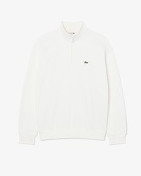 Sweatshirt col zipp&eacute; molleton