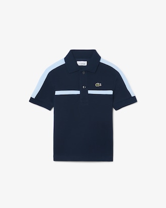 Polo Petit Piqu&eacute; color-block