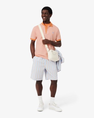 Polo classic fit c&ocirc;tes contrastantes