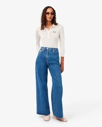 Jean taille haute wide fit