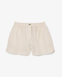 Short oversize lin m&eacute;lang&eacute;