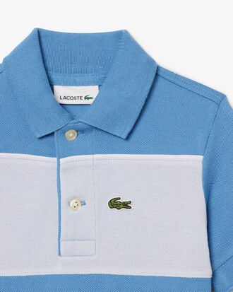 Polo Petit Piqu&eacute; color-block