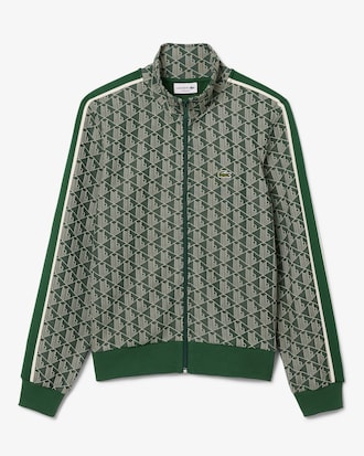 Veste de surv&ecirc;tement zipp&eacute;e Paris jacquard