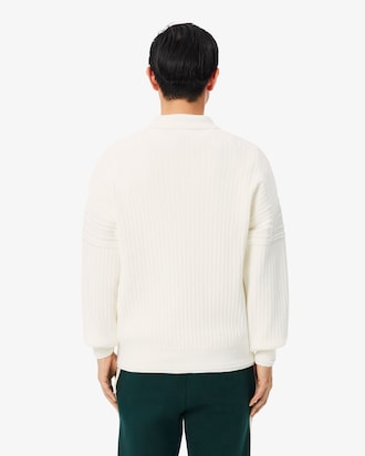 Pull col polo coton fabriqu&eacute; en France