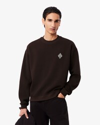 Sweatshirt Piqu&eacute; double face badge