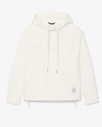 Vareuse &agrave; capuche oversize coton