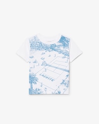 T-shirt jersey imprim&eacute; tennis