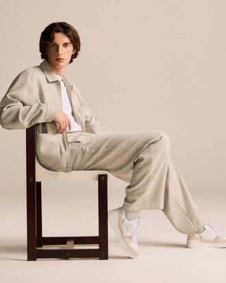 Sneakers T-Clip Set homme en cuir