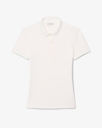 Polo L.12.D slim fit en mini piqu&eacute; stretch