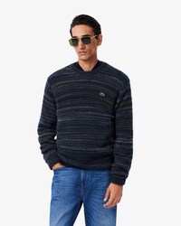 Pull ray&eacute; laine alpaga