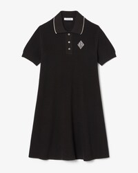 Robe polo coton avec badage