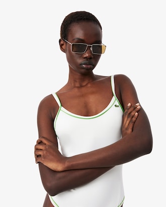 Maillot de bain une pi&egrave;ce avec liser&eacute;s