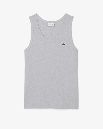 Débardeur slim fit coton côtelé