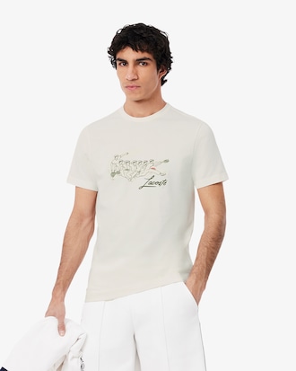 T-shirt Tennis Héritage imprimé René Lacoste