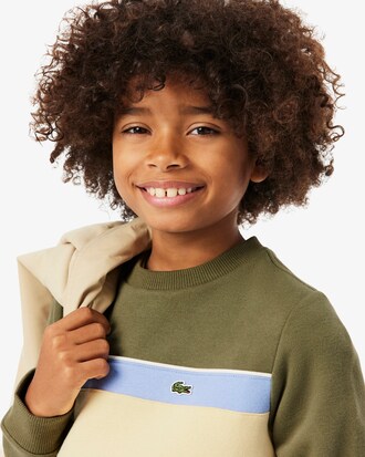 Sweatshirt molleton color-block