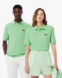 Polo L.12.12 loose fit en Piqué avec badge