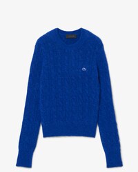 Pull torsades alpaga m&eacute;lang&eacute; D&eacute;fil&eacute;