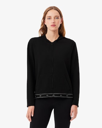Sweatshirt d'intérieur zippé à capuche