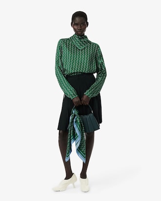 Foulard soie imprimé Défilé