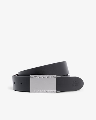 Coffret ceinture en cuir et 2 boucles