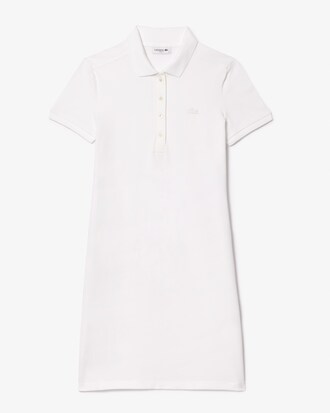 Robe polo slim fit en mini Piqué stretch