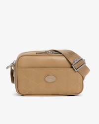 Sacoche monogramme en cuir